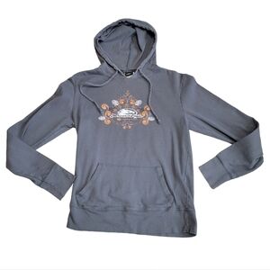 Harley Davidson sweatshirt Girls Size Small Gray